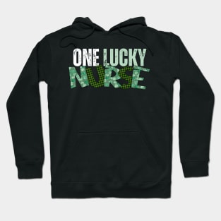 One Lucky Nurse Shamrock Plaid Hoodie